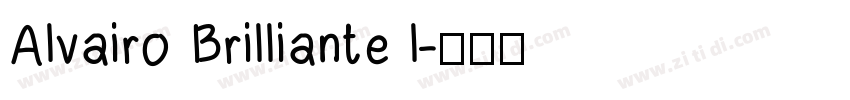 Alvairo Brilliante l字体转换